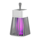 Electric Bug Insect Trap LED Lamp Mute Mosquito Killer (Rechargeable Grey) Newly