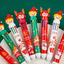 Decor Christmas Ballpoint Pen Ten Color Pen Stationery Gingerbread Man