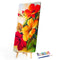 Flower Oil Paint By Numbers Kits Canvas Picture DIY Wall Art Craft Coloring