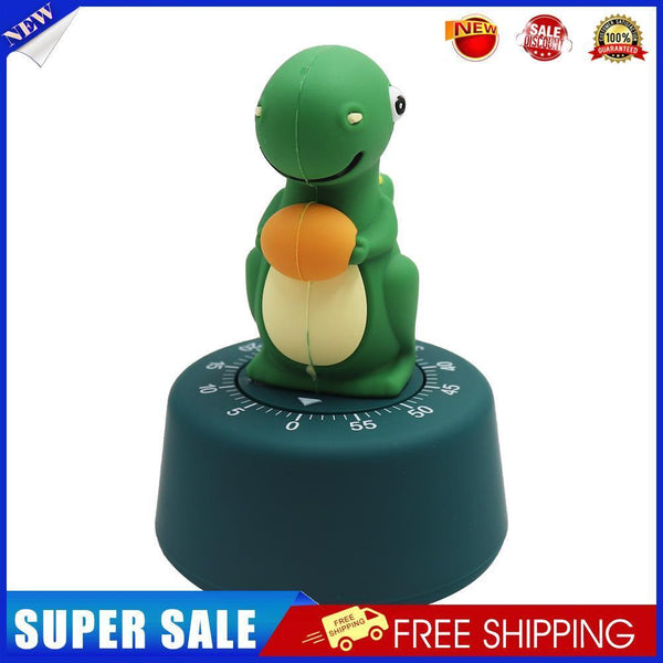 Cartoon Animal Shaped Mechanical Timer 60-Minute Time Manager (Dinosaur)