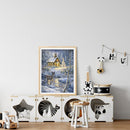 DIY Diamond Painting Snow Elk Full Round Drill Rhinestone