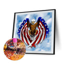 5D DIY Diamond Painting Kits Full Round Drill USA Eagle Mosaic Home Decorat