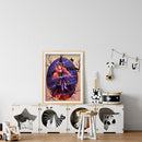 Rhinestone Halloween Pumpkin Full Round Drill Diamond Painting Set Home Dec