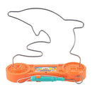 3pcs Maze Game Buzz The Wire Game Electric Shock Bump Maze Game (Orange)