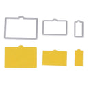 3pcs Metal Steel Cutting Dies for DIY Frame Scrapbooking Stencil Paper Card