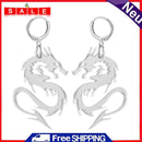 Fashion Acrylic Ear Hook Dragon Dangle Earrings for Unisex Streetwear Jewelry