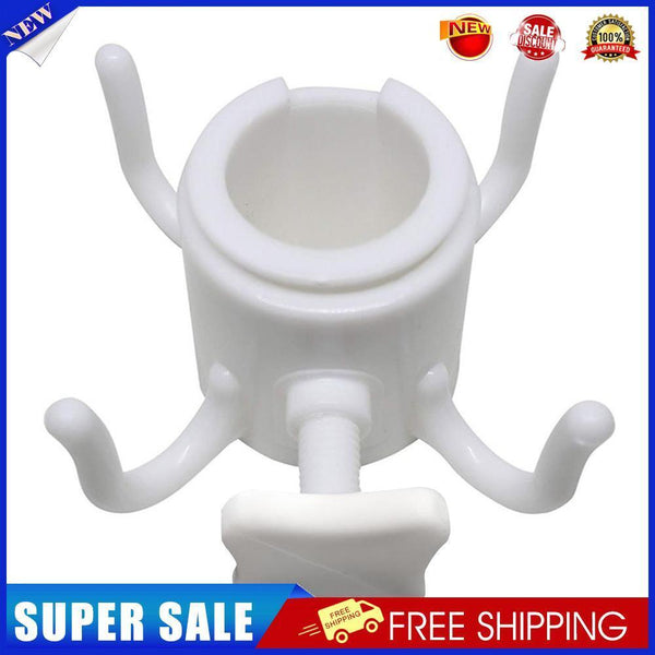 Beach Sunshade Umbrella Hooks Outdoor Travel Four-leg Plastic Hook (White)