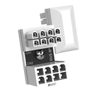 180 Degree Angled Power Adapter Fireproof Plastic U Shaped DIY for Graphics Card