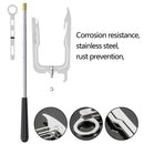 Long Distance Threader Multi Purpose Mooring Rope Dock Telescopic Boat Hooks