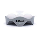 #A 7 Cavity Ice Molds Silicone Cocktail Whiskey Ice Cube Ball Maker Tray with Li