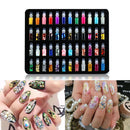 Nail Glitter Powder Nail Art Gel Polishing Manicure Decor Kit Colorful Sequin