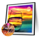 5D DIY Cross Stitch Diamond Painting Fantasy Cup Embroidery Craft Wall Deco