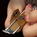 Handle Cover Camp Bowl Cover Triangular Leather Buckle Shera Bowl Gloves
