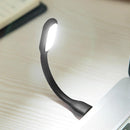 10pcs LED USB Night Light Desk Book Light Portable Lamp Bendable(Black)