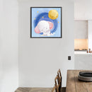 5D Diamond Painting Kit Cartoon Baby Elephant Full Round Drill DIY Picture