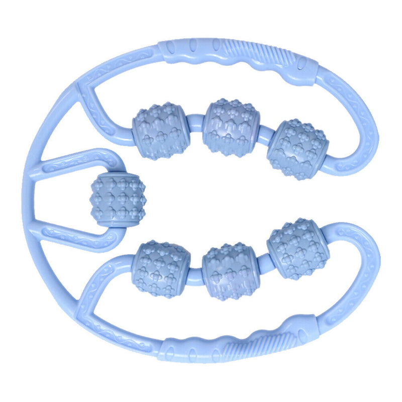 Trigger Point Relieve Muscle Roller Calf Leg Arm Pilates Massager (Blue) Newly