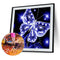 Butterfly Painting 5D Diamond Mosaic Embroidery DIY Cross Stitch Kit(Blue)