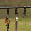 20x Z-Shaped Hanging Hook Pot Pan Holder for Outdoor Camping Picnic (2.5cm)