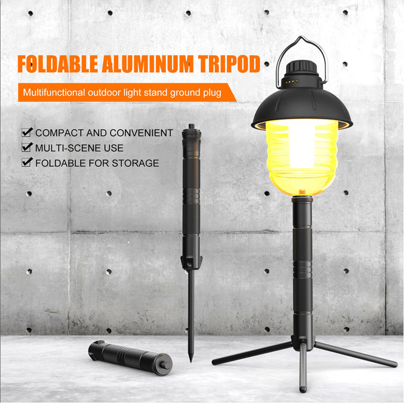 Outdoor Foldable Triangular Stable Support Equipped with Ground Spikes Newly