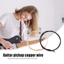 2pcs/lot 1m/3.28ft Guitar Pickup Copper Cable Cloth-covered Pushback Wires Newly