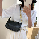 Fashion Alligator Pattern Handbag Solid Women Leather Travel Totes Shoulder Bags