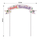 Birthday Party Children Happy Birthday Cake Topper Cake Flag Cupcake Banner