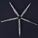 5pcs Triangular Screw Bits Magnetic Electric Screwdriver Bits Hand Tool Set