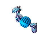 Puppy Bite Heavy Duty Cotton Rope Double Knot Ball Pet Dog Interactive Play Ball