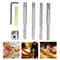 7x Barrel Trimmer Kit Pen Wood Mill Trimming System Cutting Head Sleeve Adapter