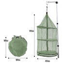 Foldable 3 Layers Drying Net Folding Dryer Rack for Fish Vegetables Herbs