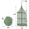 Foldable 3 Layers Drying Net Folding Dryer Rack for Fish Vegetables Herbs