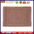 Plush Pet Hamster Cushion Mat Squirrel Blanket Guinea Pig Bed(Light Brown)