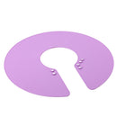 Haircut Shawl Neck Cape Silicone Neck Shield for Hair Coloring (Purple) Newly