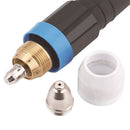 Plasma Welding Torch Assembly Kit Porcelain Mouth Protection Nozzle P80