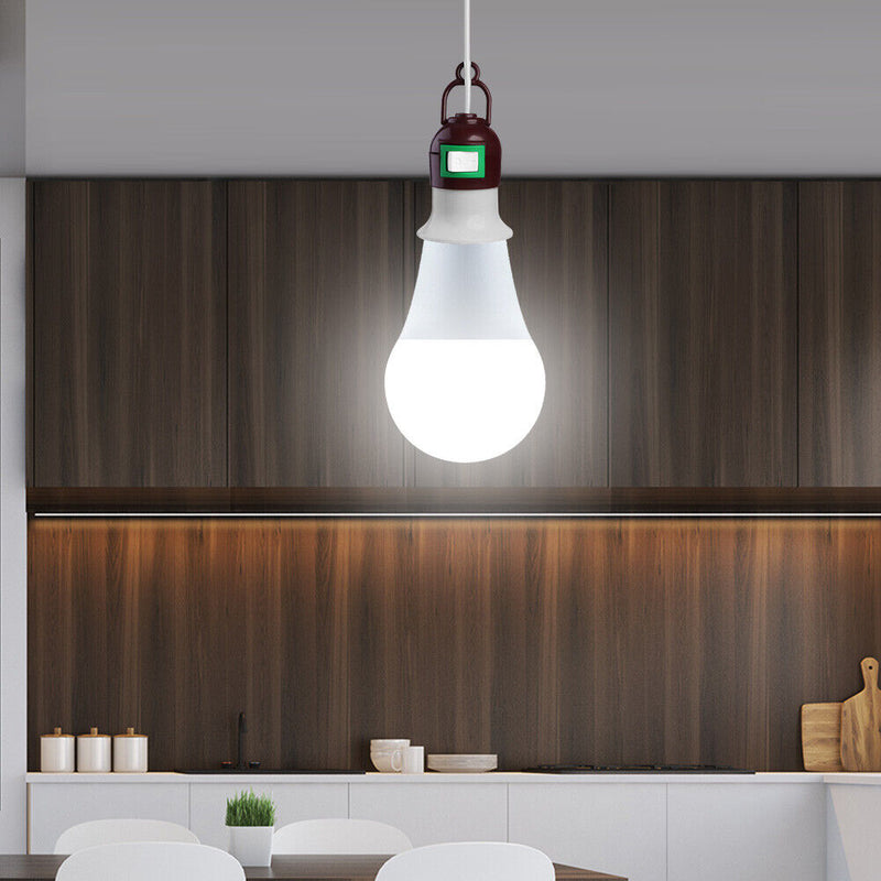 E27 Hanging Suspended Lamp Holder Ceiling Screw Bulb Connection Line (5m) Newly