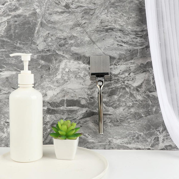 Wall Hooks Hanger Razor Holder Shaving Shaver Shelf Razor Rack Stainless Steel