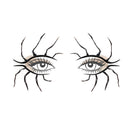 #A 1 Pair Halloween Eyeliner Stickers Horror Spider Cobweb Bat Face Laces Sticke
