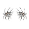 #A 1 Pair Halloween Eyeliner Stickers Horror Spider Cobweb Bat Face Laces Sticke