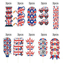 Mix 10 Food & Cupcake Picks Queen Jubilee London Union Decorations Party M8I5