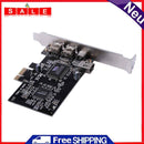 PCI-E to 3-Port 1394A Expansion Card 1x 4Pin 2x 6Pin Video Adapter Controller