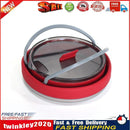 Outdoor Folding Silicone Kettle Portable Mini Boiling Pot w/ Handle (Red) Newly