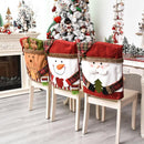 Springlinges 3 Piece Christmas Chair Covers, Santa Claus Cap, Chair Back