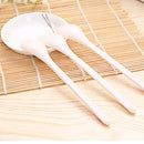 Flatware Tea Children Long Handle Coffee Sugar Melamine Scoop Porcelain Spoon