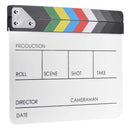 Colorful Director Video Scene Clapper Acrylic Dry Erase Clapper Board Cut Prop