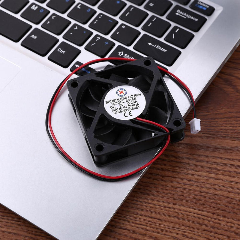 YC-240806 DC 5V Cooler Fan 59x59mm 7 Blades Computer Cooling Fan Radiator Newly