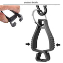 Black 14cm Glove Clip Grabber Holder Hanger Guard Labor Clamp Grabber Catcher