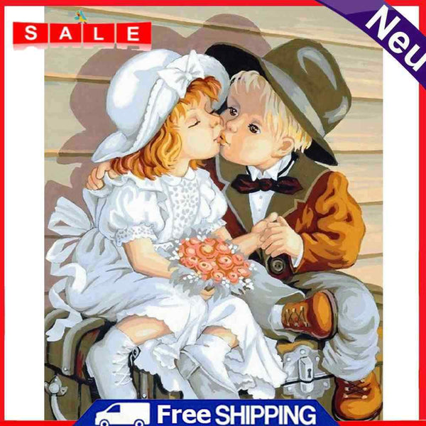 Oil Paint Carton By Numbers Coloring Picture Digital Drawing