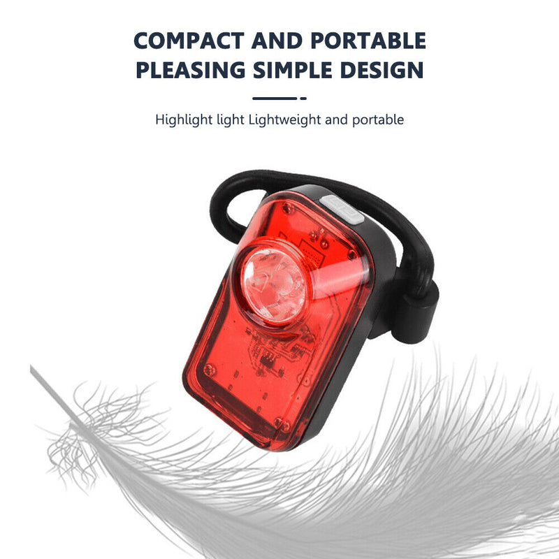 LED Bicycle Saddle Rest Red Light Night Safety Warning Fast Charging Bicycle Rü