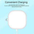 For SoundPEATS Air2/Air2+ Wireless Earphone Case Silicone Protector (White)