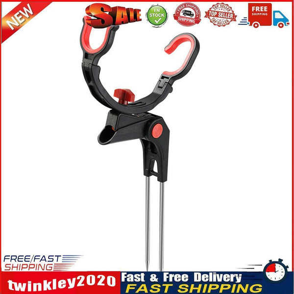 Fishing Pole Holder Foldable Bracket Sea Lake Fish Rod Rack Stand (Single) Newly